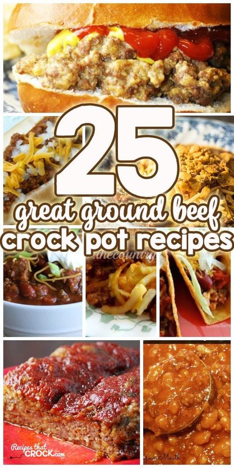 Ground Beef Crock Pot Recipes, Ground Beef Crock Pot, Beef Crock Pot Recipes, Chili Taco, Beef Crock Pot, Bacon Cheeseburger Dip, Ground Beef Crockpot Recipes, Cheeseburger Dip, Crock Meals