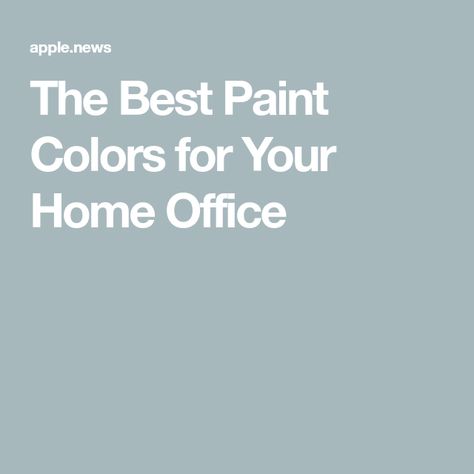 Office Cabinets Color Ideas, Best Wall Color For Office, Most Calming Paint Colors, Blue Paint Office Ideas, Home Office Paint Colors Behr, Best Color For Study Room, At Home Office Paint Colors, Home Office Colors For Productivity, Home Office Paint Colors Benjamin Moore