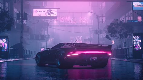 Quadra Turbo Neon Cyberpunk 2077 4k Quadra Turbo Neon Cyberpunk 2077 4k wallpapers Neon Cyberpunk, Cyberpunk 2077, Cyberpunk, Neon, Wallpapers