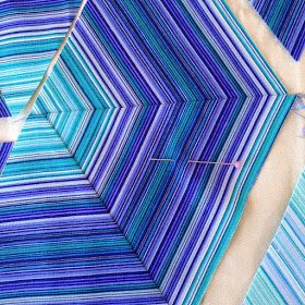 Quilting Digest, One Block Wonder, Geometric Quilt, Striped Quilt, Enjoy The Process, Michael Miller Fabric, Heart Quilt, Patchwork Bags, Striped Fabric