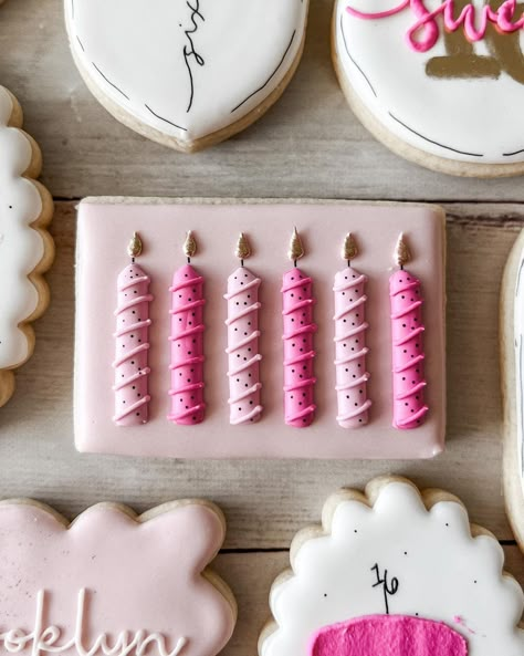 A very pink Sweet 16! 💖 #sugarcookies #sugarcookiesofinstagram #royalicingcookies #royalicing #customcookies #cookiedecorating #cookies… | Instagram Sweet 16 Cookies Pink, Birthday Icing Cookies, Girly Birthday Cookies, Girly Cookies Decorated, Pink Cookies Recipe, Sweet 16 Cookies Decorated, Pink Birthday Cookies, Sweet 16 Sugar Cookies, Birthday Sugar Cookies Decorated