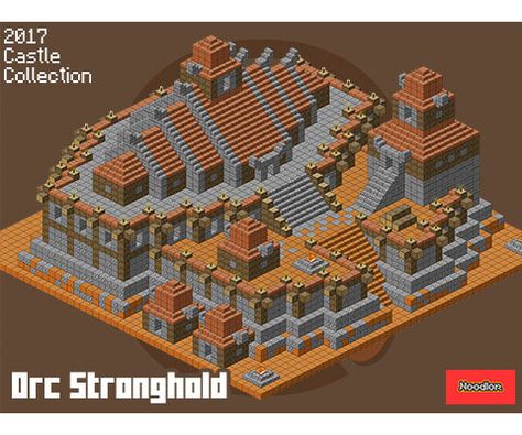 Orc Stronghold, Minecraft Kingdom, Castle Collection, Minecraft Creations, Goods And Services, Minecraft, Castle, How Are You Feeling, Pins