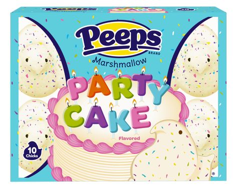 Peeps Party, Peeps Flavors, Peeps Marshmallow, Peeps Cake, Flavored Marshmallows, Gf Food, Inside Cake, Marshmallow Bunny, Marshmallow Peeps