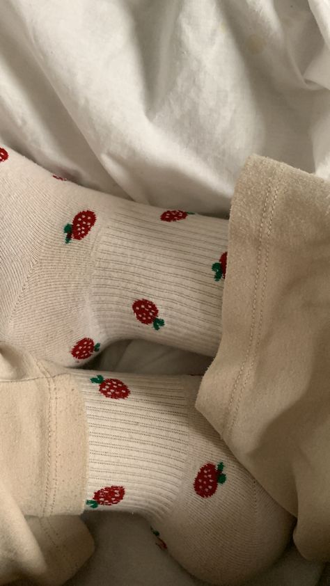 Socks Cute Aesthetic, Strawberry Socks Aesthetic, Cool Socks Aesthetic, Cute Strawberry Aesthetic, Cute Socks Aesthetic, Strawberry Socks, Aesthetic Socks, Strawberry Aesthetic, Pretty Socks