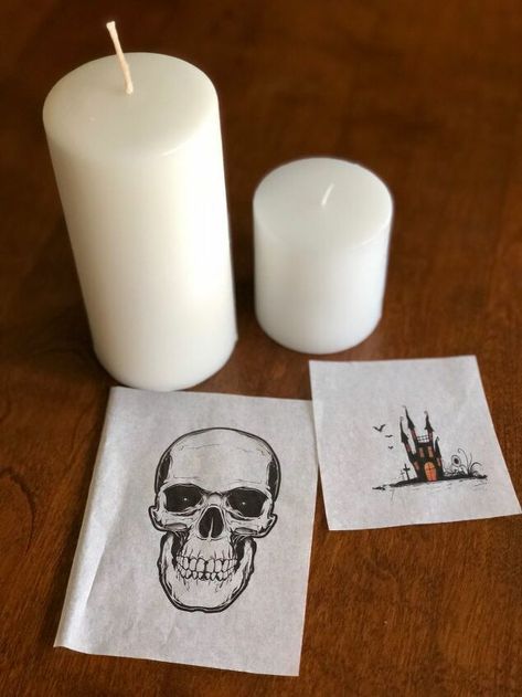 Diy Halloween Apothecary, Diy Halloween Apothecary Jars, Halloween Candles Diy, Halloween Apothecary Jars, Vintage Bottles Antiques, Blood Candles, Diy Halloween Ghosts, Spooky Diy, Sharpie Colors