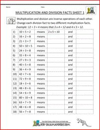 Understanding Multiplication, Division Fact Families, Fact Family Worksheet, Multiplication And Division Worksheets, Multiplication Facts Worksheets, Math Fact Worksheets, Math Pages, 3rd Grade Math Worksheets, Family Worksheet