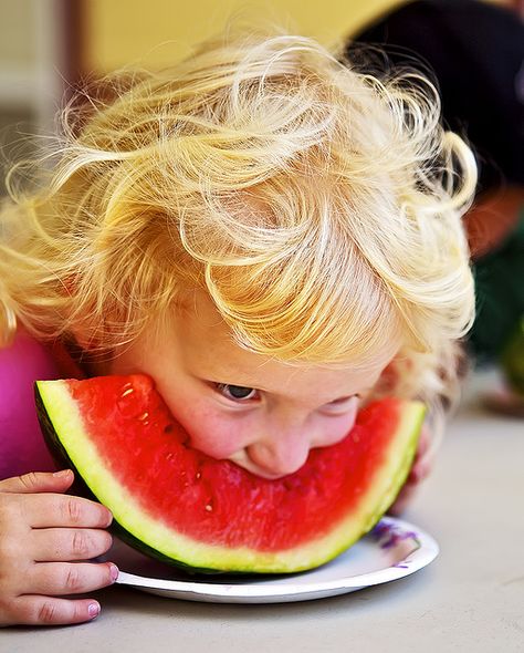 cold watermelon on hot a day...don't forget the salt shaker  :  ) White Picket Fences, White Cotton Curtains, Cottage Seaside, Watermelon Patch, Eating Watermelon, Picket Fences, Interior Design Fashion, Rope Hammock, Leisure Center