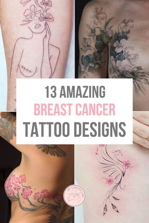 Mastectomy Scar Tattoo, Tattoo Between Breast, Mastectomy Scars, Survivor Tattoo, Mastectomy Tattoo, Tattoos To Cover Scars, Meaningful Tattoo, Breast Surgery, Chest Workouts