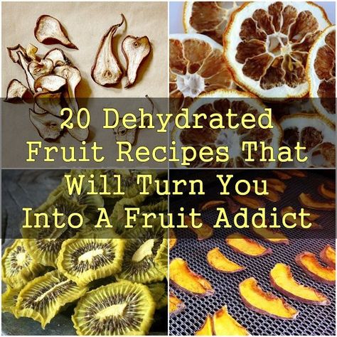 20 Dehydrated Fruit Recipes That Will Turn You Into A Fruit Addict #howlongdoesdehydratedfruitlast Dehydrated Fruit Recipes, Dehydrator Recipes Fruit, Food Dehydration, Dehydrated Vegetables, Dehydrated Fruit, Dehydrated Food, Dehydrator Recipes, A Fruit, Dried Fruits