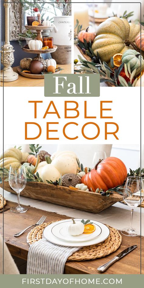 Fall Decor For Tabletop, Fall Decor Ideas For Dining Room Table, Hobby Lobby Fall Table Decor, Fall Harvest Party Table Decorations, Thanks Giving Center Piece, Fall Decor Tablescapes, Fall Decor Ideas For Table, Dining Room Table Thanksgiving Decor, Table Top Fall Decor Ideas