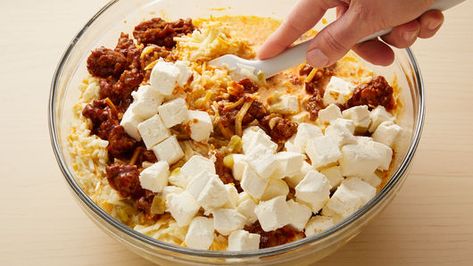 Slow-Cooker Tex-Mex Breakfast Casserole Recipe - Pillsbury.com Taco Seasoning Mix, Breakfast Casserole Recipe, Slow Cooker Breakfast, Egg Bake, Lazy Saturday, Breakfast Goodies, Green Chiles, Raise The Bar, Breakfast Recipes Casserole