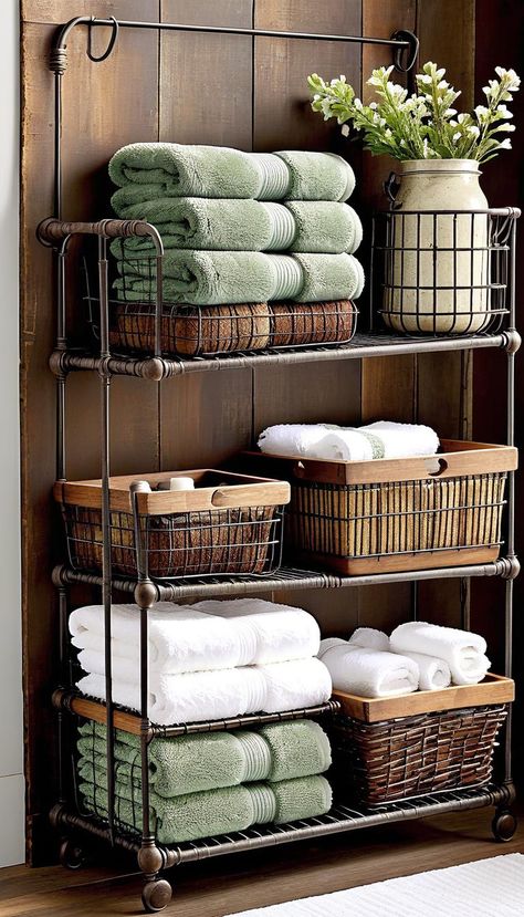 Diy towel holder bathroom