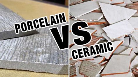 Porcelain Vs Ceramic Tile, Wood Plank Tile, Ceramic Tile Colors, Unglazed Porcelain, Tile Saw, Glazed Tiles, Which Is Better, Color Tile, Wood Planks