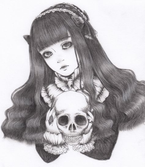 Windows 98, #theme 008 Art Sinistre, Goth Art, Arte Inspo, Poses References, Creepy Cute, Gothic Art, Sketchbook Art Inspiration, Funky Art, A Drawing