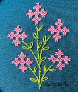 MY CRAFT WORKS: Kutch work design 3 Kachi Work Embroidery Design, Bavariya Work In Kurti, Kutchi Embroidery Motif, Kuch Work Designs, Kuch Work Embroidery, Katchi Work Design, Sindhi Embroidery Designs For Kurtis, Kasuti Embroidery Design Pattern, Kutch Embroidery Motifs