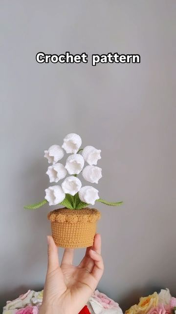 How To Make Paper Lily Of The Valley, Cute Things To Crochet For Your Boyfriend, Crochet Lily Of The Valley Tutorial, How To Make Crochet Flowers Step By Step, Crochet Lily Of The Valley Free Pattern, Lily Of The Valley Crochet Pattern, Crochet Lily Pattern, Crochet Videos Tutorials Step By Step, Crochet Lilies