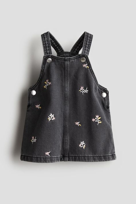 Denim Dungaree Dress, Denim Dungaree, Dungaree Dress, Romper Suit, Kids Outerwear, Snap Fasteners, Baby Outfits