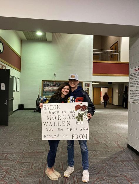 Luke Combs Promposal Ideas, Dirtbike Hoco Proposal, Promposal Ideas Morgan Wallen, Morgan Wallen Hoco Proposals Ideas, Country Hoco Signs, Hoco Signs Zach Bryan, Luke Combs Promposal, Cow Promposal, Minecraft Promposal