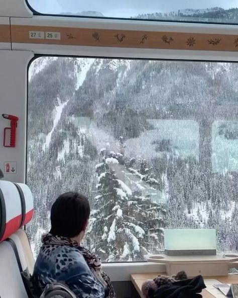 Christmas Joy 🎄 on Instagram: "Amazing train rides in Swiss winter 🇨🇭❄️✨ - - 🇨🇭@swissglory_🇨🇭 🇨🇭@swissglory_🇨🇭 - 🚩️Location(s): 1. Glacier Express 2. Glacier Express 3. GlacierExpress — — 📸 by @itsmekarinamariia (TikTok) @helenowen (TikTok) @goldbergh.official (TikTok) — — #switzerland_destinations #discoverswitzerland #thebeautifulswitzerland #switzerlandtrip #switzerlandtourism #switzerlandtattoo #genevaswitzerland #bestofswitzerland #switzerland_bestpix #switzerland_vacations #unlimitedswi Switzerland Train, Switzerland Christmas, Best Of Switzerland, Glacier Express, Switzerland Destinations, European Winter, Top Honeymoon Destinations, Switzerland Tourism, Switzerland Hotels