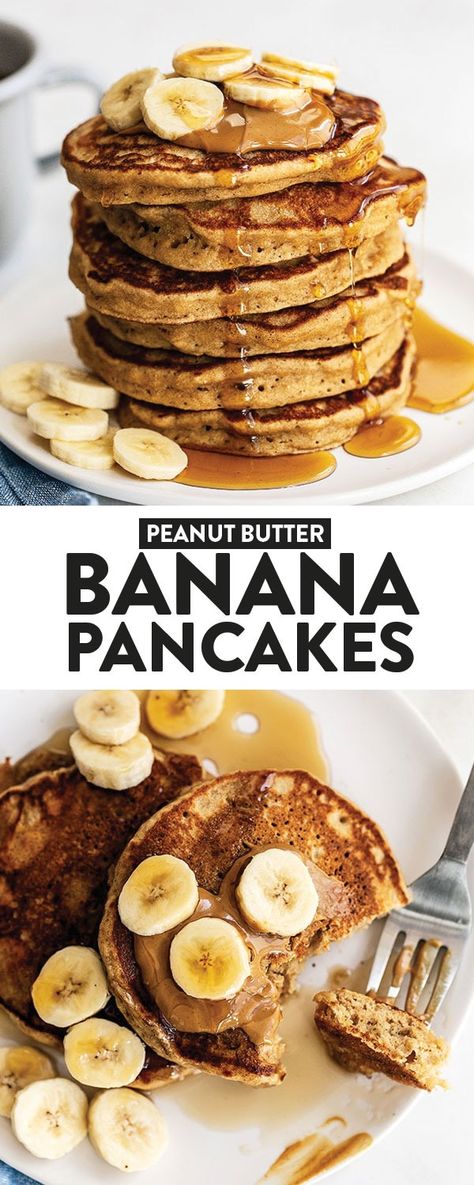 Pancakes Healthy Banana, Peanut Butter Banana Pancakes, Coconut Flour Pancakes Recipe, Pancakes On A Stick, Raspberry Granola, Peanut Butter Pancakes, Butter Pancakes, Coconut Flour Pancakes, Peanut Butter Banana Muffins