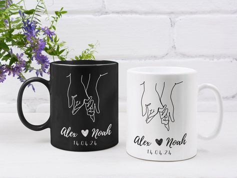 Mugs For Couples, Couples Mugs, Couple Mug, Couple Mugs Designs, Matching Couples Mug, Matching Couple Gifts, Some Questions, Personalized Matches, Valentines Day Gifts For Him