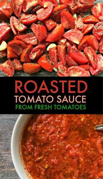 Tomato Sauce From Fresh Tomatoes, Sauce From Fresh Tomatoes, Roasted Tomato Pasta, Sauce Spaghetti, Fresh Tomato Recipes, Roasted Tomato Sauce, Tomato Soup Homemade, Fresh Tomato Sauce, Tomato Pasta Sauce