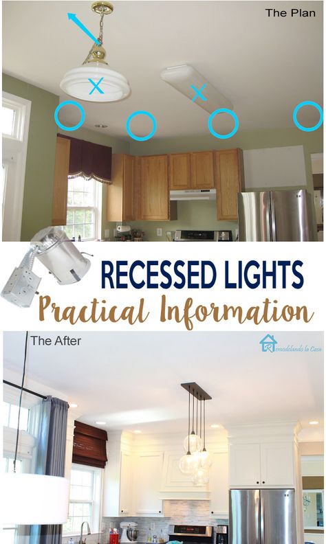 How to install recessed lights Can Lights In Kitchen, Canned Lights, Recessed Lights In Kitchen, Installing Recessed Lighting, Recess Lighting, Can Lighting, Recessed Lights, Pot Lights, Lights Home