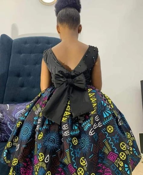 Kids Kitenge Dress Designs, Ankra Girls Dresses, Kitenge For Kids, Kids Kitenge Dresses, Ankara Children Styles, Kampala Styles For Kids Girl, Children's Gown Styles, Ankara For Kids Girls Dresses, Children Ankara Style Girl