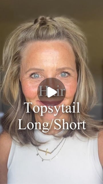 Kimberly Weimer on Instagram: "This style looks so cute on any hair length so long as you have enough to pull it into a ponytail. 

COMMENT YES for the link to my favorite teasing brush. It makes teasing your hair so much easier.

LIKE❤️SHARE❤️FOLLOW for EASY OVER 50 BEAUTY TIPS" Goldie Locks, Teasing Brush, Pulled Back Hairstyles, A Ponytail, Style Looks, Hair Length, Hair Lengths, Hair Ties, Beauty Tips