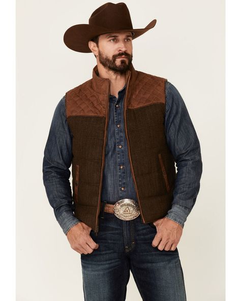 Western Vest Outfit Men, Mens Western Vest, Men’s Western Vest Outfit, Western Rodeo Vest, Cowboy Leather Vest, Men’s Leather Vest, Cowboy Vest, Vest Outfits Men, Western Vest