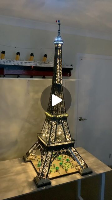 Lego Eiffel Tower, Eiffel Tower Lights, Lego Builder, Lego Architecture, Have You Tried, You Tried, Eiffel Tower, Light Up, Lego