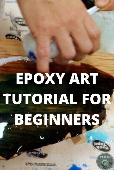 diy epoxy art Epoxy Resin For Beginners, Epoxy Resin Art Painting, Epoxy Tutorial, Resin In Wood, Rental Diy, Epoxy Painting, Reuse Crafts, Paint Bathroom, Epoxy Resin Projects