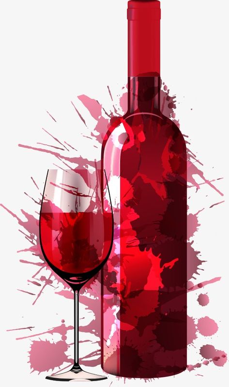 Wine Pics, Art Du Vin, Wine Tattoo, Vineyard Art, Glass Of Red Wine, Wine Painting, Red Wine Bottle, Free Art Print, Wine Night