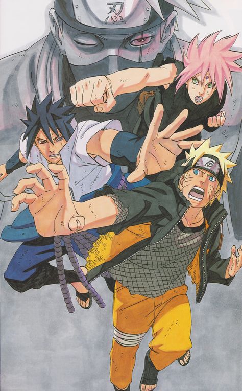 Kurama Naruto, Naruto Team 7, Naruto And Sasuke Wallpaper, Naruto Teams, Naruto Drawings, Animes To Watch, Naruto Uzumaki Art, Naruto Sasuke Sakura, Japon Illustration