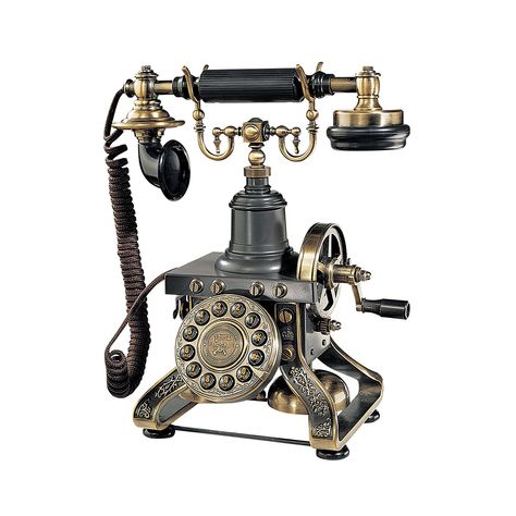 Amazon.com: Antique Phone - The Eiffel Tower 1892 Rotary Telephone - Corded Retro Phone - Vintage Decorative Telephones: Electronics Steampunk Bedroom, Antique Phone, Antique Telephone, Steampunk House, Phone Decor, Rotary Phone, Retro Phone, Vintage Phones, Vintage Telephone