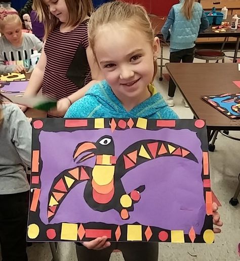 Raven                                                                                                                                                                                 More Native American Art Projects, Multi Cultural Art, First Grade Art, 2nd Grade Art, 4th Grade Art, 3rd Grade Art, Wilde Westen, Raven Art, Learning Goals