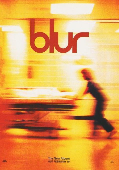 Blur Music Poster, 90s Grunge Band Posters, 2000s Band Posters, Blur Band Art, Blur Posters Band, Blur Band Poster, Britpop Poster, Y2k Posters For Room, Dayglow Poster