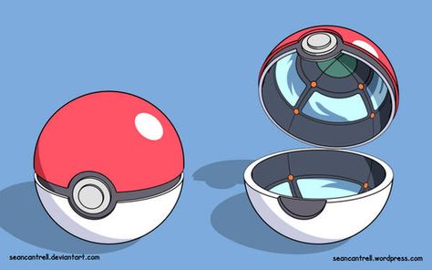 Deviantart Pokemon, Pokemon Mewtwo, Pokemon Project, Pokemon Ball, Poke Ball, Anime Show, Ball Drawing, Props Art, Tattoo Art Drawings