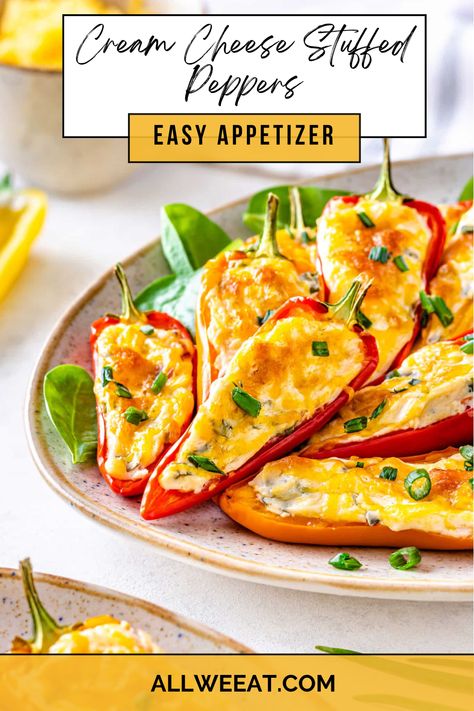 🌶️🧀 Elevate your snacking game with Easy Cream Cheese Stuffed Peppers Appetizer! These vibrant mini peppers are stuffed with a creamy, flavorful blend of cream cheese, herbs, and spices for a bite-sized treat that’s sure to impress. 🎉 Perfect for parties, gatherings, or a tasty snack at home, they’re simple to make and oh-so-delicious! Add some bacon bits or a sprinkle of paprika for extra flair. Ready in just minutes! 😍✨ #AppetizerRecipes #QuickSnacks #HealthyAppetizers #EasyRecipes Stuff Sweet Peppers Cream Cheeses, Stuffed Sweet Peppers Cream Cheese, Cream Cheese Filled Peppers, Mini Bell Pepper Appetizers, Cream Cheese Mini Peppers, Cream Cheese Bell Peppers Snack, Mini Stuffed Peppers Cream Cheese, Cheese Stuffed Bell Peppers, Cream Cheese Stuffed Sweet Peppers Minis