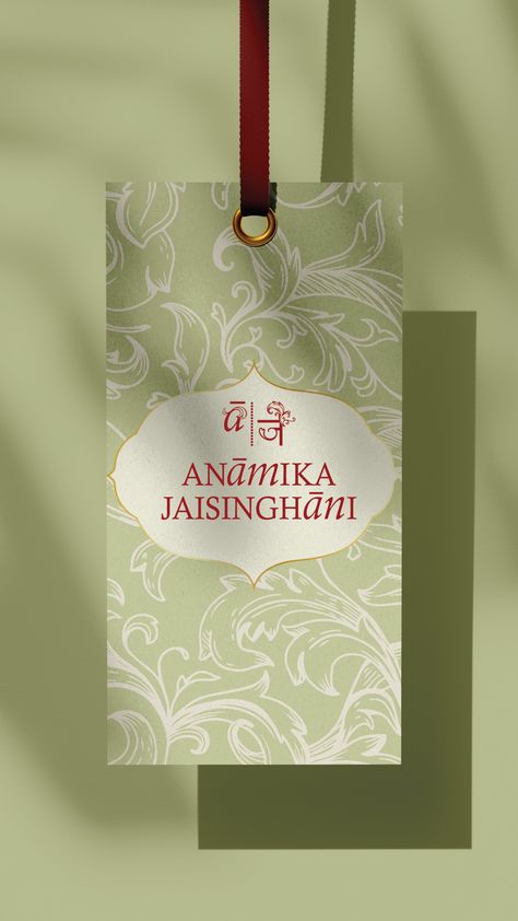 Anamika Jaisinghani | Brand Identity | Indian Clothing Brand Indian Brand Identity, Brand Identity Clothing, Clothing Brand Identity, Indian Clothing Brands, Hang Tags Clothing, Hang Tag Design, Clothing Brand Logos, Clothing Business, Background Ideas