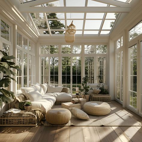 A Solarium Room Sunroom Addition, Luxury Sunroom, Greenhouse Living Room, Conservatory Ideas Interior Decor, Sunroom Modern, Sunroom Flooring Ideas, Modern Sunroom Ideas, Indoor Sunroom Ideas, Sunroom Idea