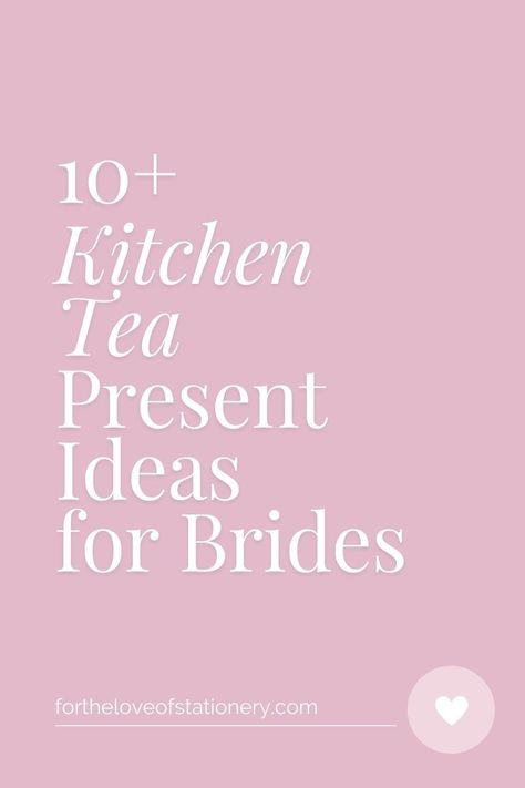 Kitchen Tea Present Ideas for Brides | Bridal Shower Gifts Kitchen Tea Ideas Bridal Gifts, Kitchen Tea Gifts For Bride, Kitchen Tea Gift Ideas, Kitchen Tea Ideas Bridal, Creative Bridal Shower Gifts, Bridal Shower Gift Ideas, Perfect Bridal Shower Gift, Romantic Wedding Dress Lace, Bridal Shower Gifts For Bride