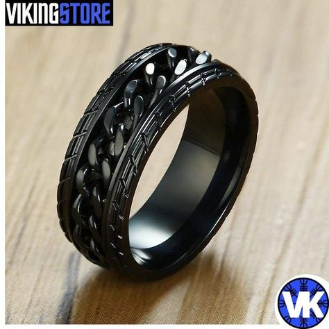 Discover our collection of Viking Rings | Viking-Store™ Tire Texture, Ring Man, Meditation Ring, Fidget Rings, Black Ring, Stylish Rings, Ring Shapes, Spinner Ring, Ring For Men