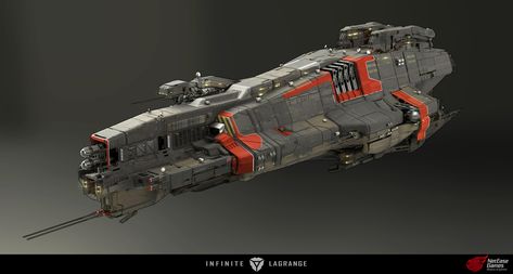 Infinite Lagrange, Sci Fi Ship, Space Fleet, Sci Fi Landscape, Space Ships Concept, Space Engineers, Advanced Warfare, Sci Fi Spaceships, Space Ship Concept Art