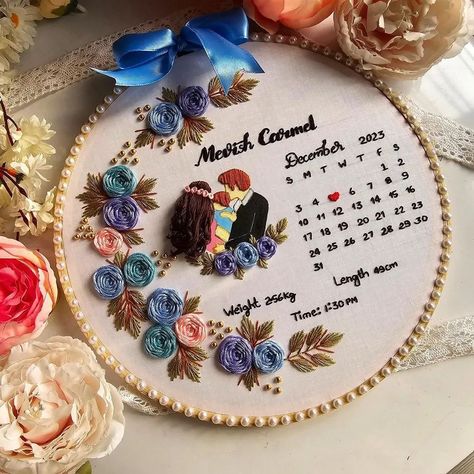 New born baby based handmade family embroidery hoop 💖💫 Memory keeping hoops ❄️💖 Dm us for order 🎁💌 . . . #handmadehoops❤️ #newborn #memorybyembroidery #familyframe👨‍👩‍👧‍👦 #lovehoops Family Embroidery Hoop, Hoop Embroidery, Family Frames, New Born Baby, Memory Keeping, Embroidery Hoop, Newborn Baby, Embroidery, Design