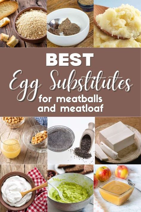 Meatloaf Egg Free, Egg Substitute For Meatloaf, Substitute For Marsala Wine, Egg Free Meatballs, Ground Chicken Meatballs, Egg Substitutes, Egg Substitute, Bunny Chow, How To Make Meatballs