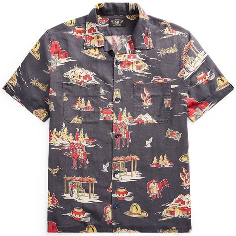 Double RL’s Instagram post: “Printed camp shirt . Now available . #DoubleRL #RRL” Camp Shirts, Linen Shirt Men, Camp Shirt, Linnet, Printed Linen, Cut Shirts, Camping Shirt, Ralph Lauren Men, Collar Shirts