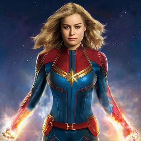 I've been fighting with one hand tied behind my ... - Captain Marvel Quotes Brie Larson Captain Marvel, Behind My Back, Carol Danvers, Blue Leather Jacket, Marvel Quotes, Brie Larson, Red Collar, Captain Marvel, Brie