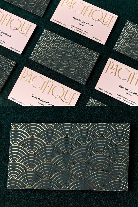 Luxury Name Card Design, Elegant Bussines Card, Art Deco Business Card Design, Moody Business Card, Elegant Card Design, Bussines Card Design Ideas Luxury, Japanese Branding Design, Restaurant Business Card Design, Restaurant Card Design