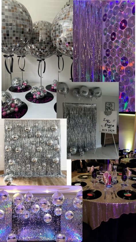 18th Birthday Disco Theme, Disco Karaoke Party, Disco Bday Party Ideas, Disco Theme Dance, Diy Karaoke Party, Karaoke Party Ideas Decoration, Disco Glam Party Decorations, Disco Night Theme Party, Disco Party Ideas Decoration